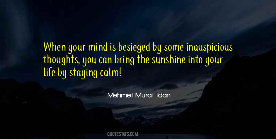 When The Mind Is Calm Quotes #192785