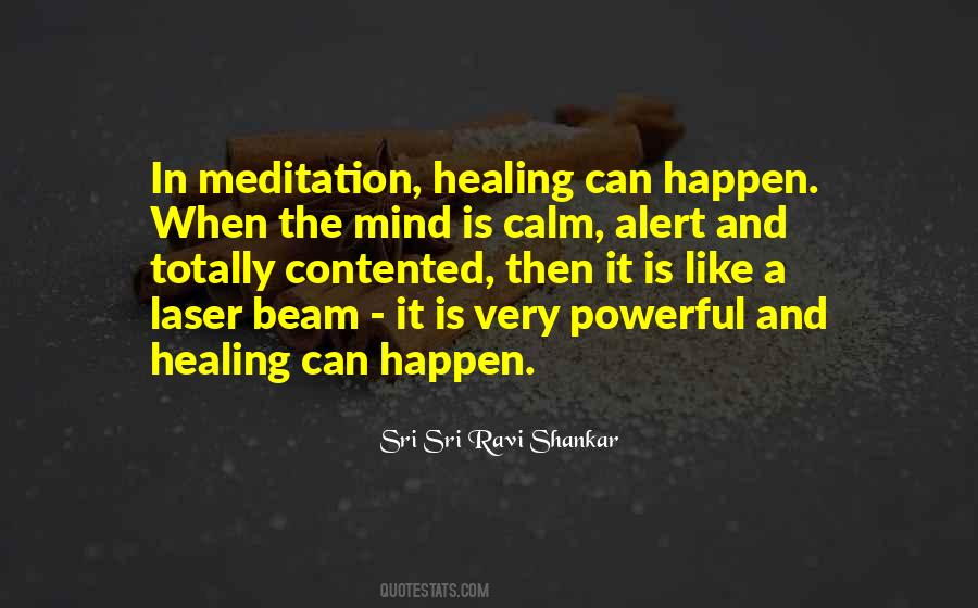 When The Mind Is Calm Quotes #981253