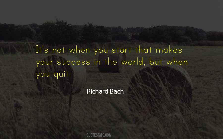Success Start Quotes #503665