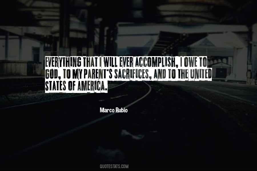 Quotes About Owe To God #1214106