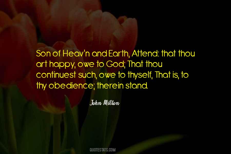 Quotes About Owe To God #1585655