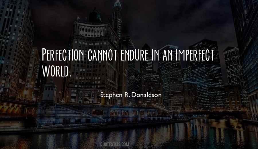 Perfection In An Imperfect World Quotes #1102808
