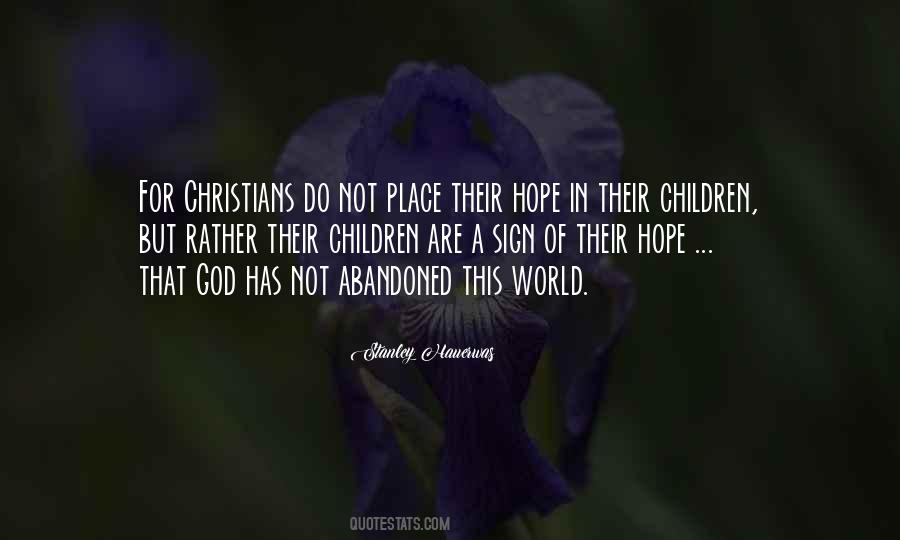 Sign Of Hope Quotes #1698077