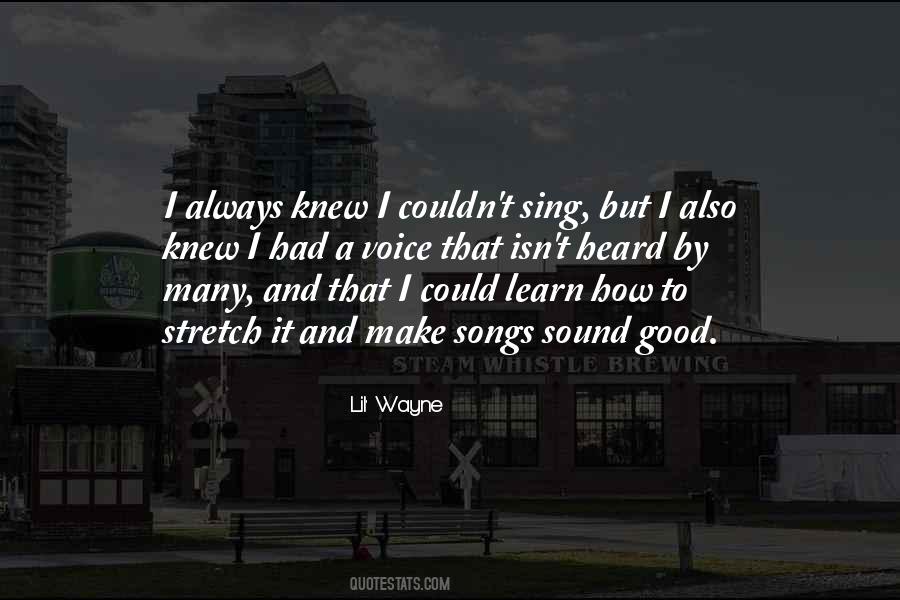 My Voice Will Be Heard Quotes #81626