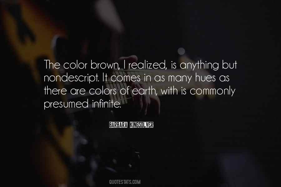 Earth Color Quotes #1767701