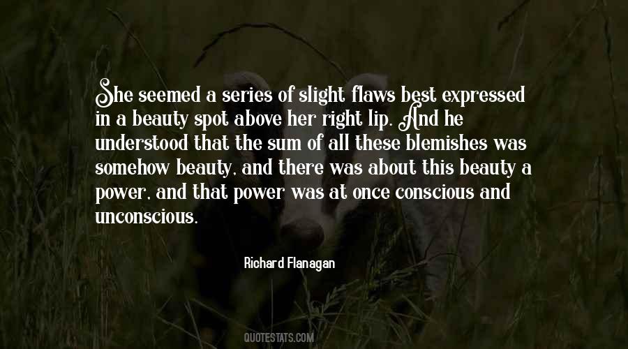 Beauty Flaws Quotes #120801