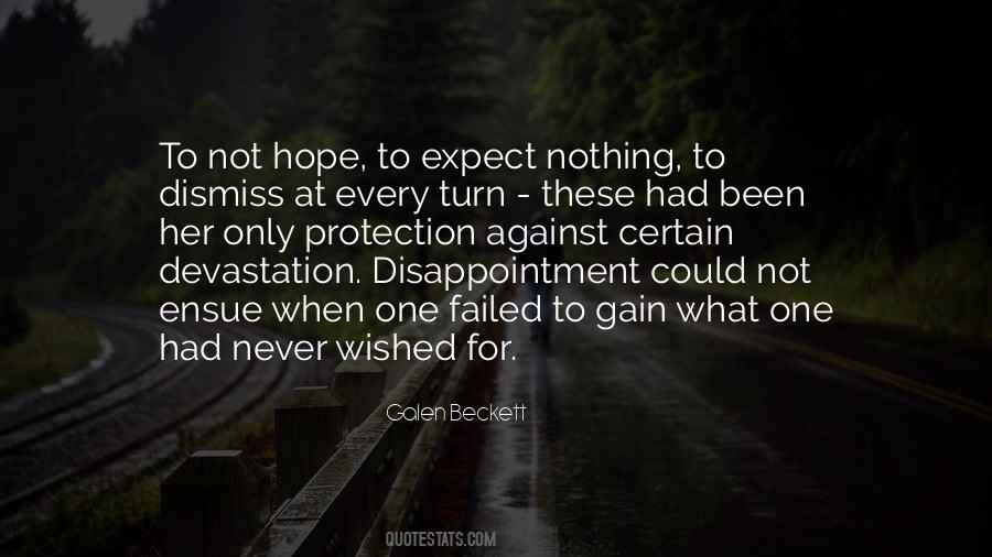 Not Hope Quotes #280963