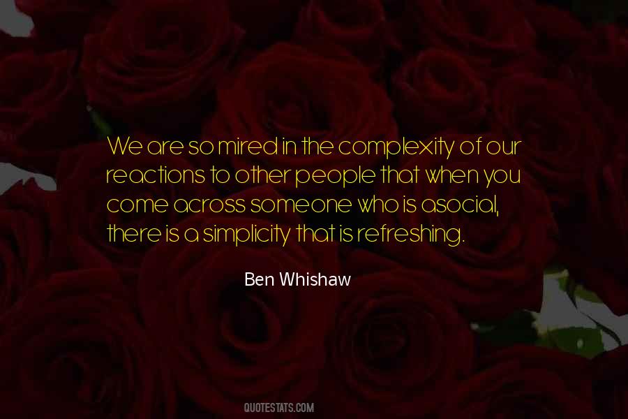 Complexity In Simplicity Quotes #1624829