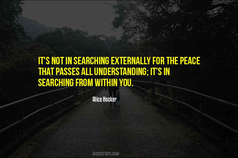 The Peace That Passes All Understanding Quotes #1772622
