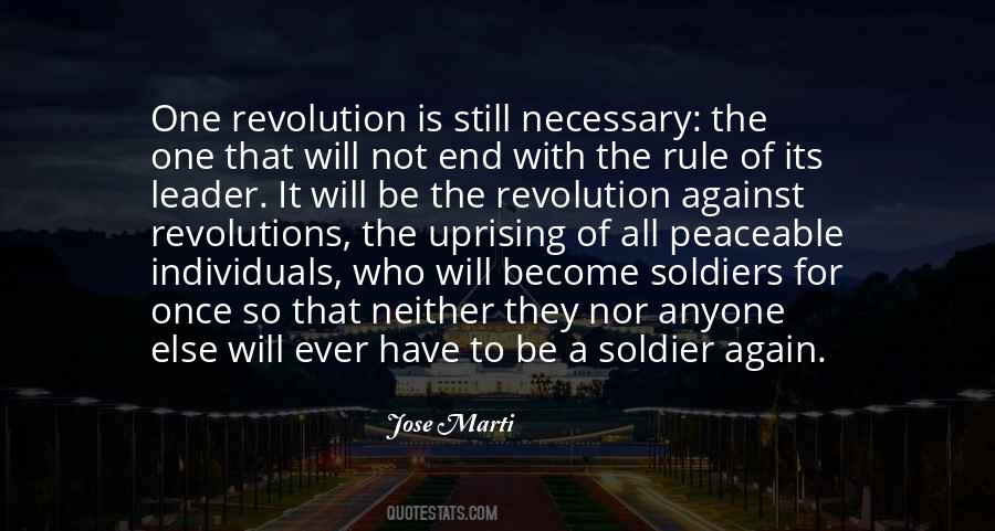 Become A Soldier Quotes #516516