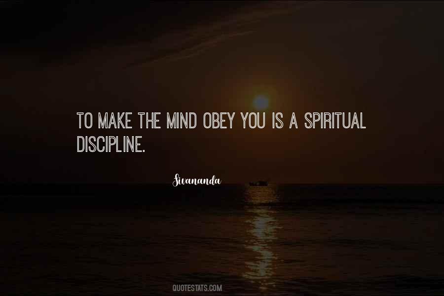 Discipline Mind Quotes #1322112