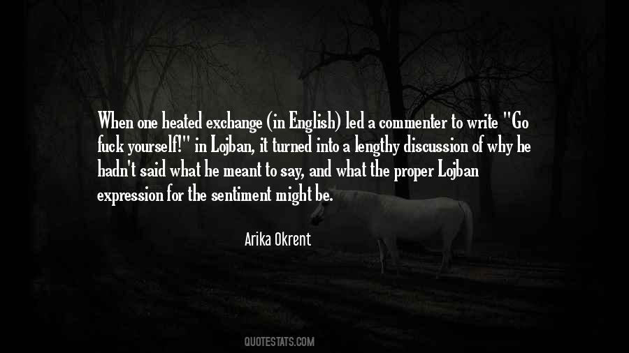 Write For Yourself Quotes #1459291