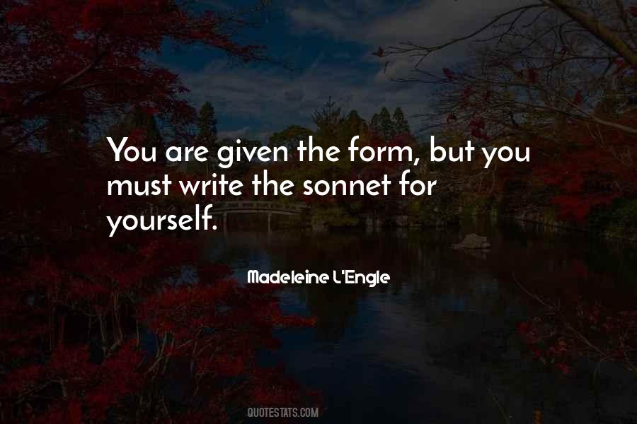 Write For Yourself Quotes #286087