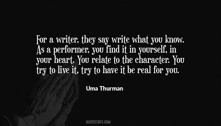Write For Yourself Quotes #445835