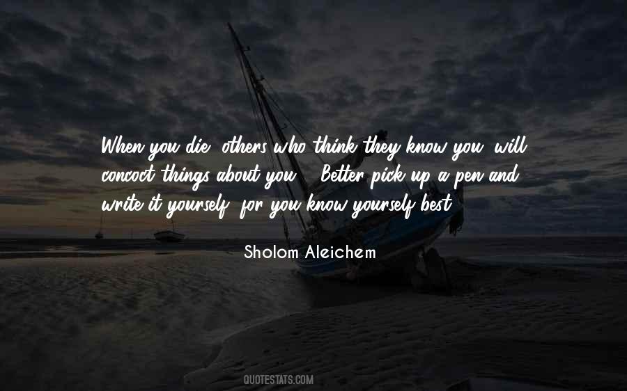 Write For Yourself Quotes #623787