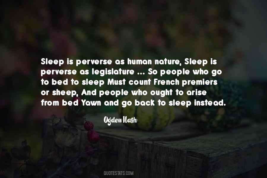 Go Back To Sleep Quotes #119773