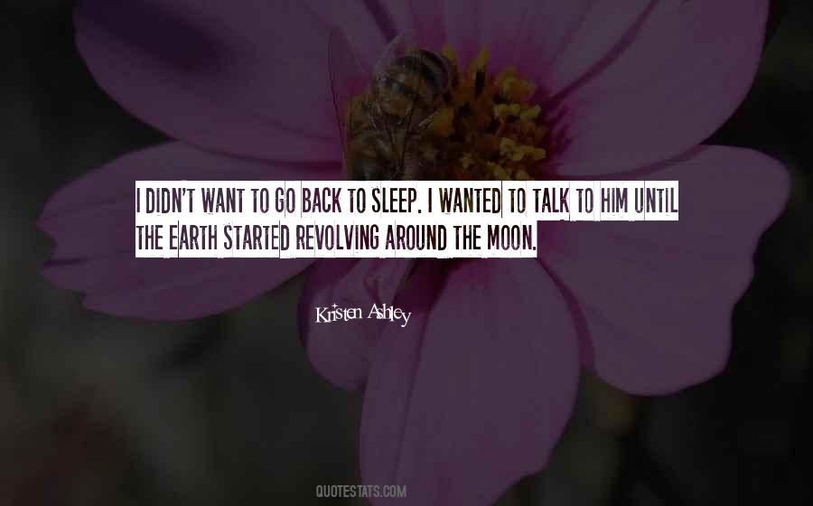 Go Back To Sleep Quotes #269043