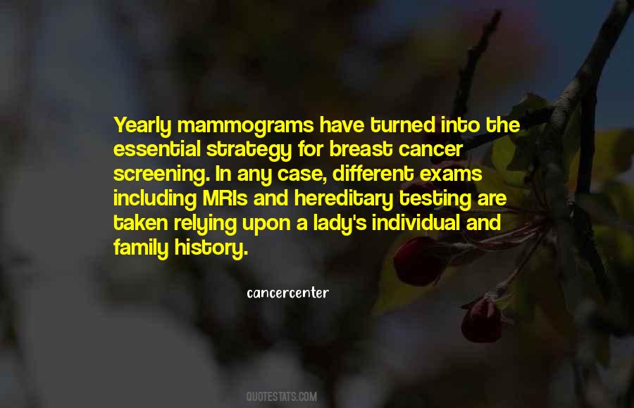 Family Cancer Quotes #1560935