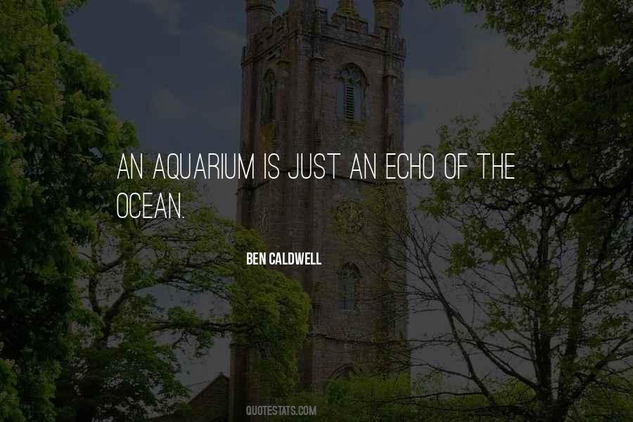 Quotes About The Aquarium #1090880