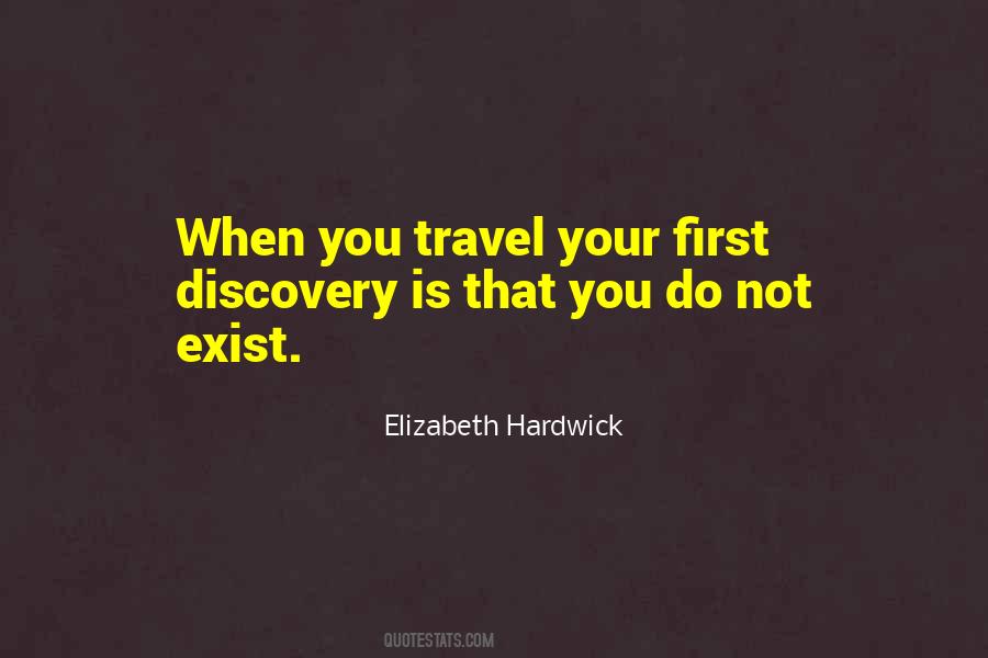 First Travel Quotes #1227195