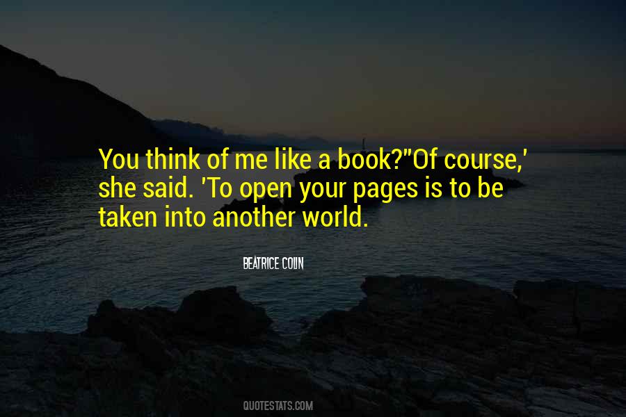 You Think Of Me Quotes #1778230