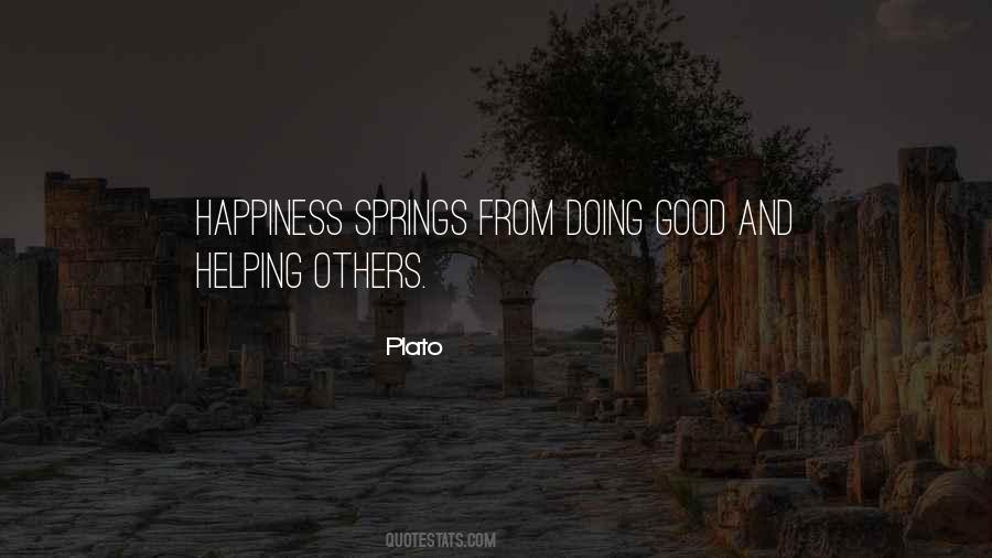 Happiness Spring Quotes #1578970