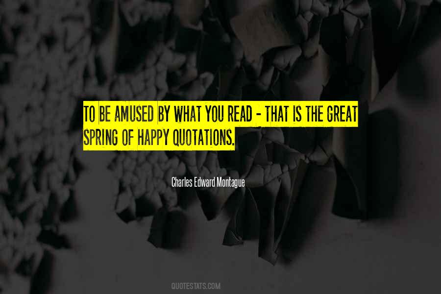 Happiness Spring Quotes #673897