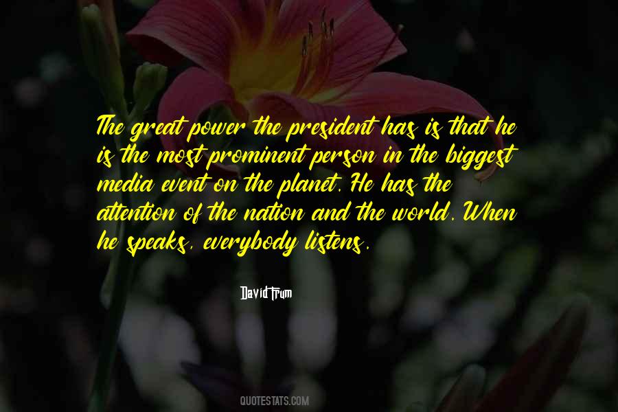 Power Of The Media Quotes #1391902