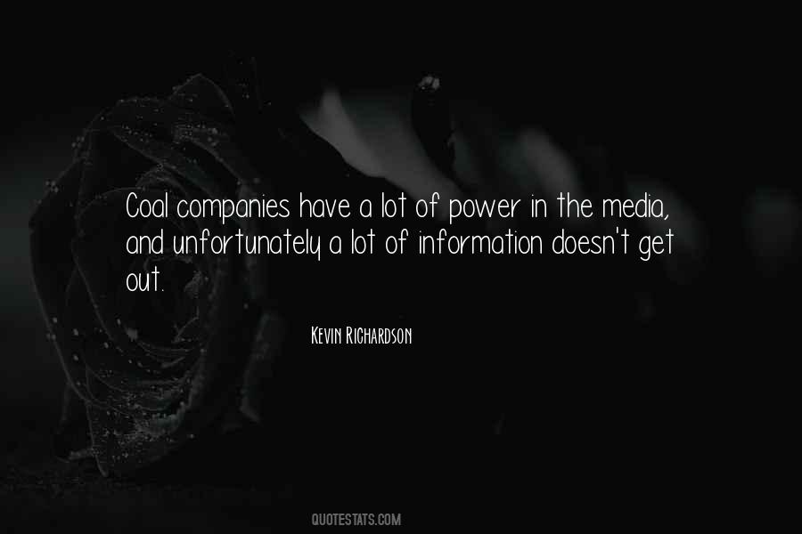 Power Of The Media Quotes #382013