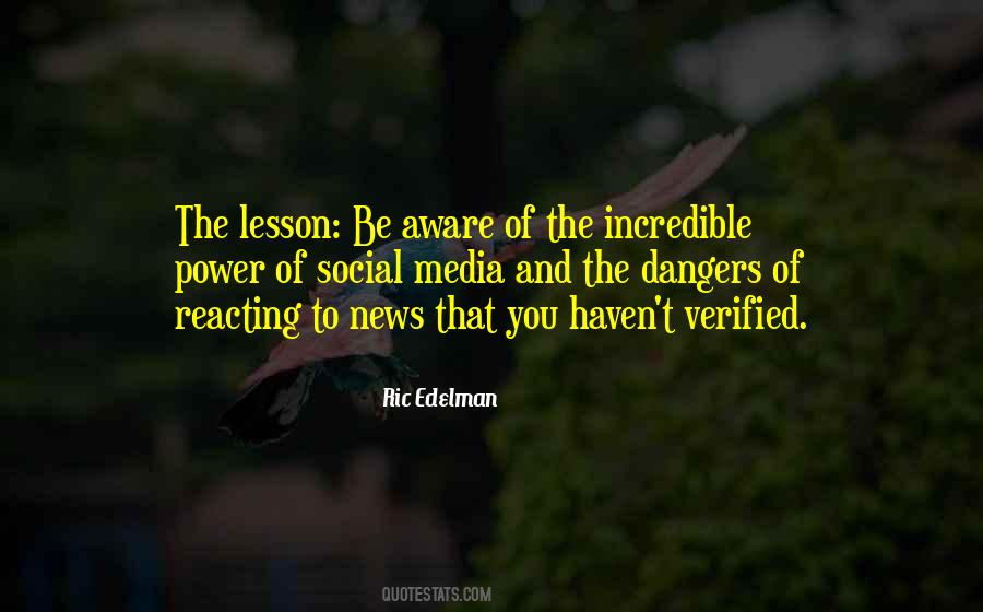 Power Of The Media Quotes #692096