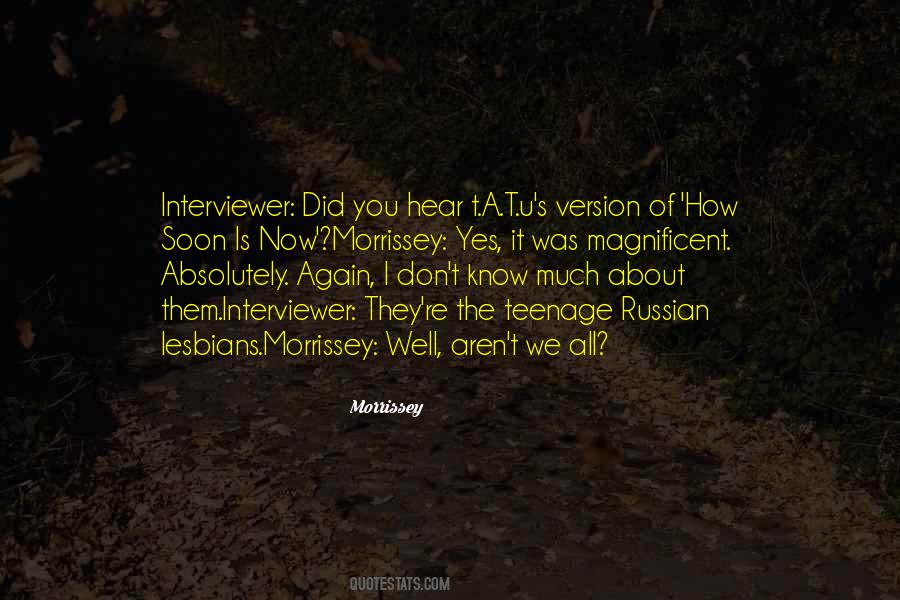 How About Now Quotes #879818