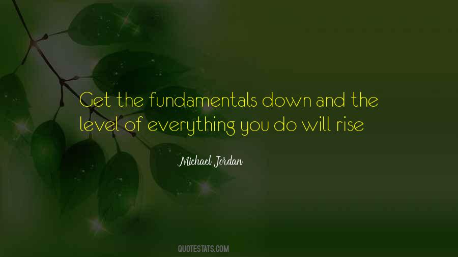 Quotes About The Fundamentals #1083867