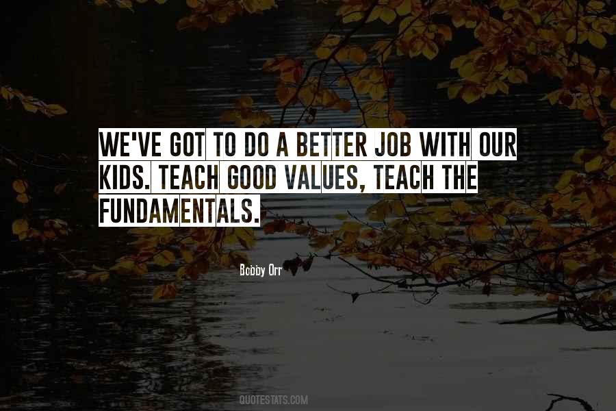 Quotes About The Fundamentals #1307438