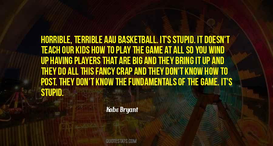 Quotes About The Fundamentals #1449445