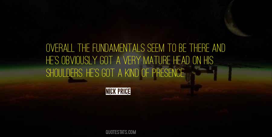 Quotes About The Fundamentals #178507