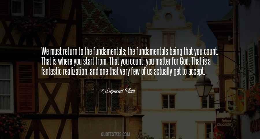 Quotes About The Fundamentals #244860