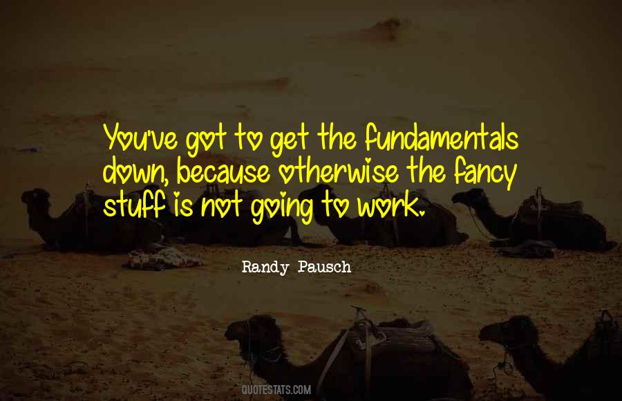 Quotes About The Fundamentals #406995
