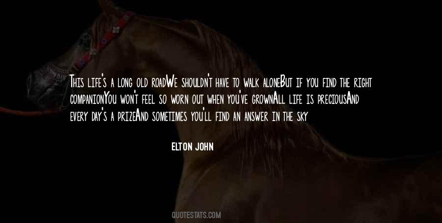 A Walk Alone Quotes #1171668