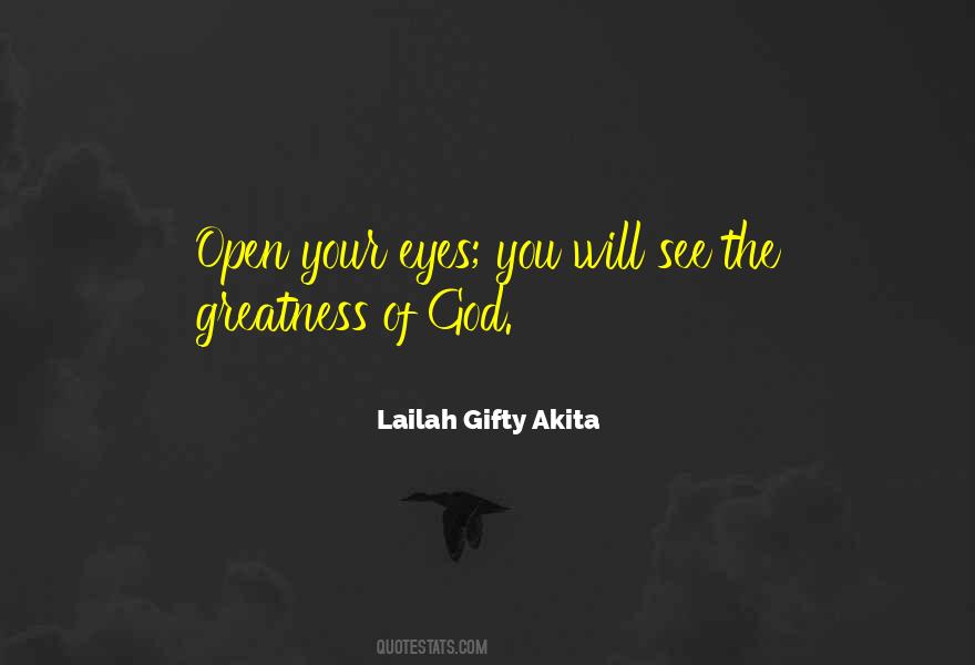 Quotes About God Greatness #747144