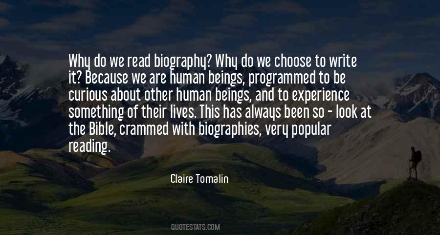 Why Do We Read Quotes #1308781