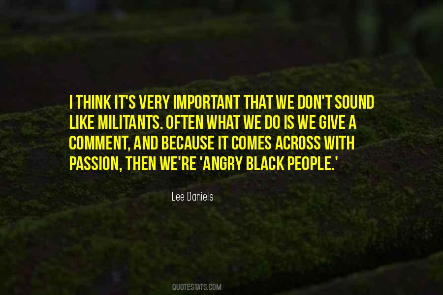 Important Black Quotes #1546774