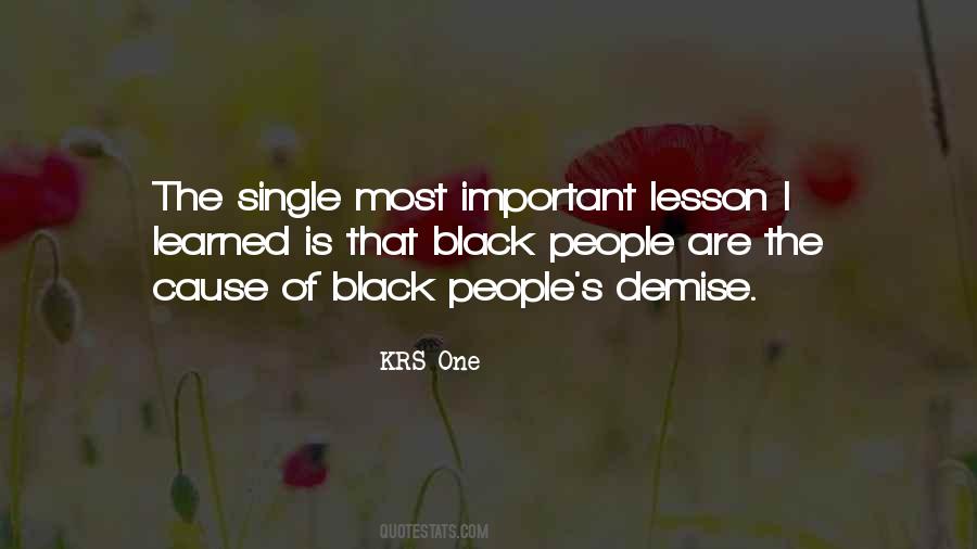Important Black Quotes #299783
