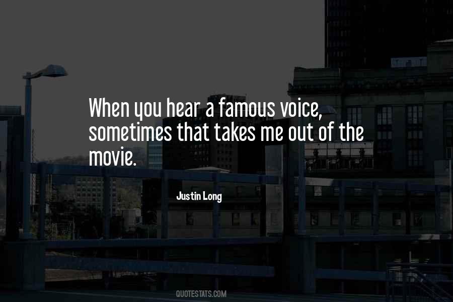 It Only Takes One Voice Quotes #438661