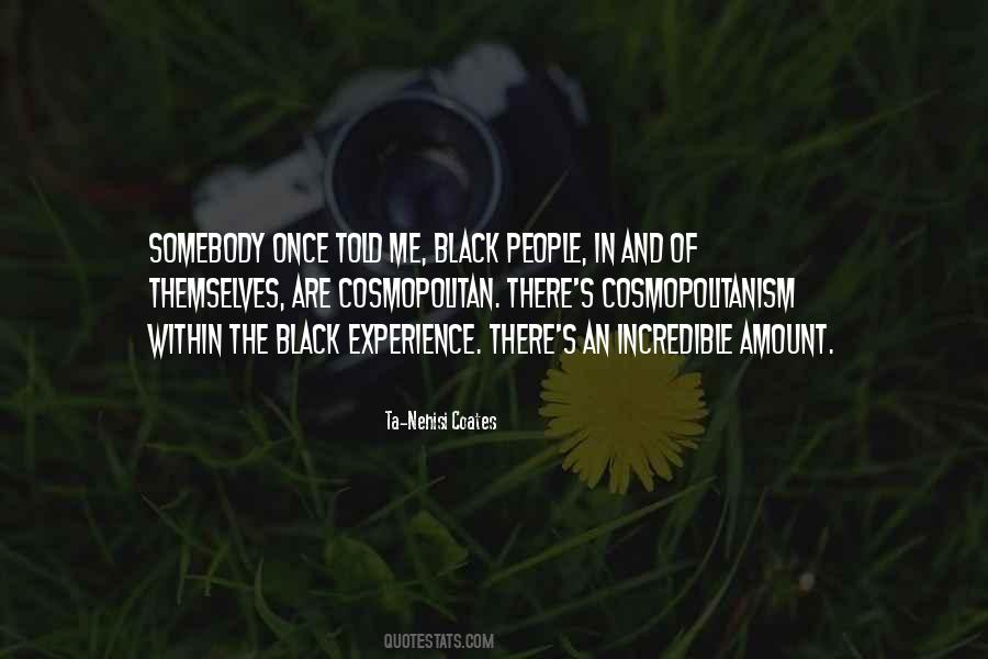Quotes About The Black Experience #907764