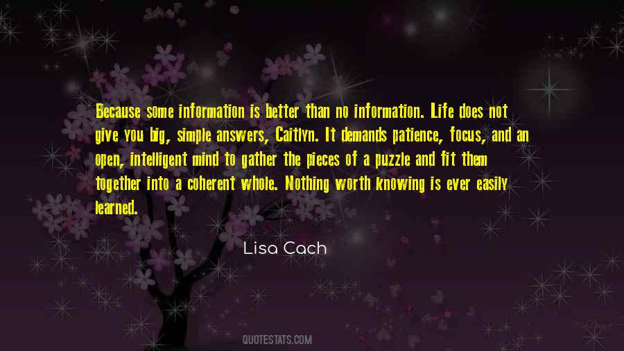 Pieces Fit Together Quotes #900863