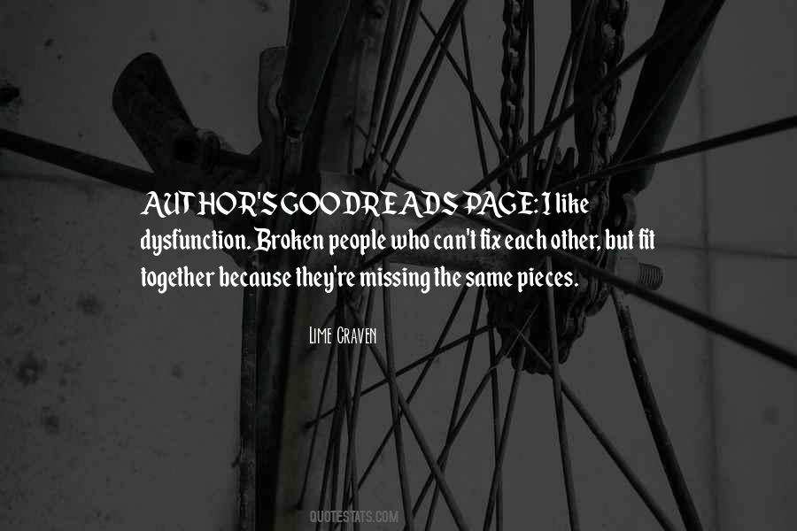 Pieces Fit Together Quotes #948088