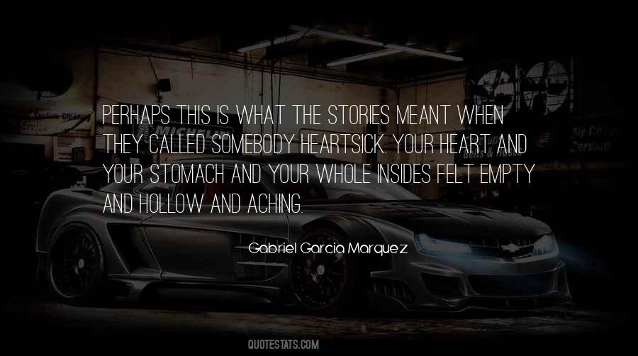 When Your Heart Is Empty Quotes #266860