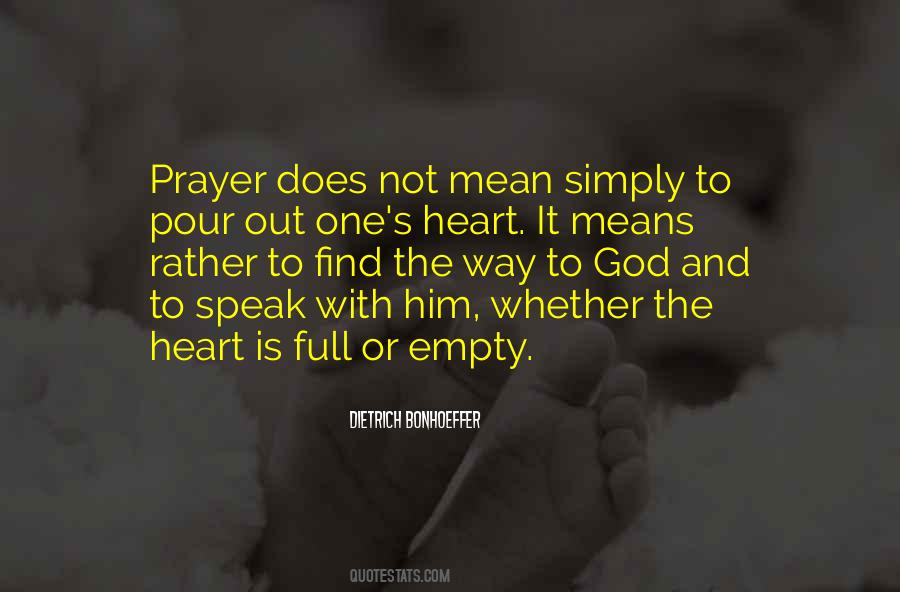 When Your Heart Is Empty Quotes #807853