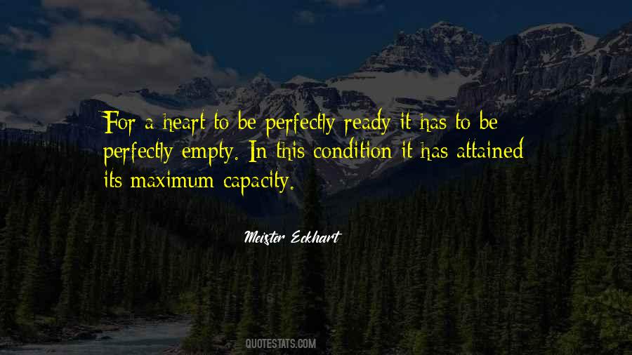 When Your Heart Is Empty Quotes #945877