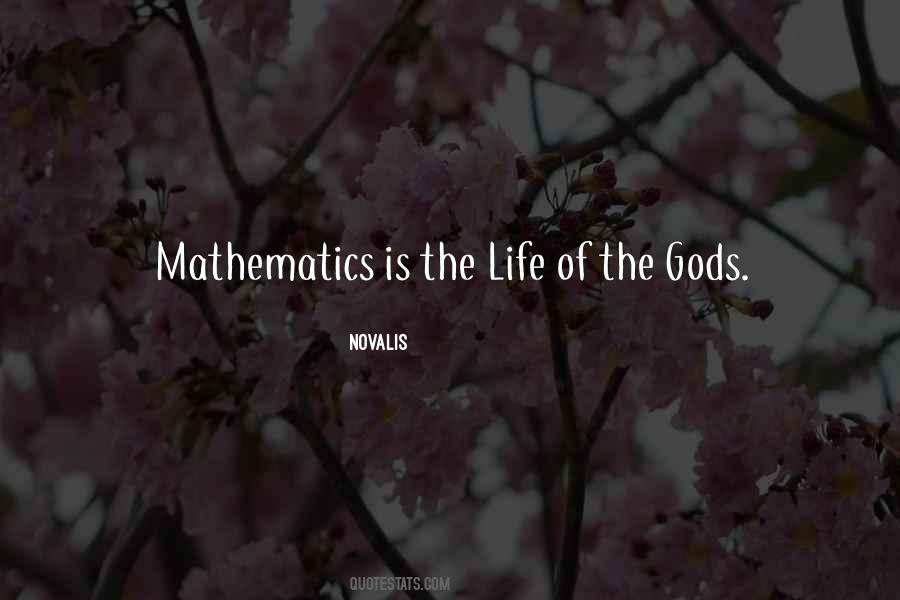 Life Is Mathematics Quotes #798431
